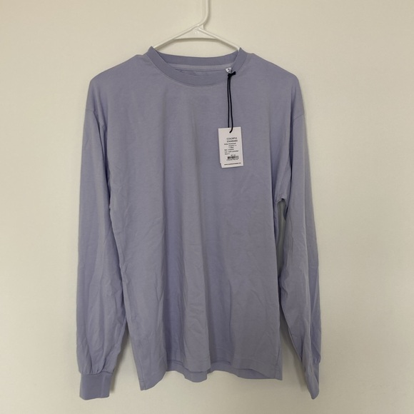 Colorful Standard Oversized Organic Ls T-shirt in Soft Lavender - Picture 4 of 8